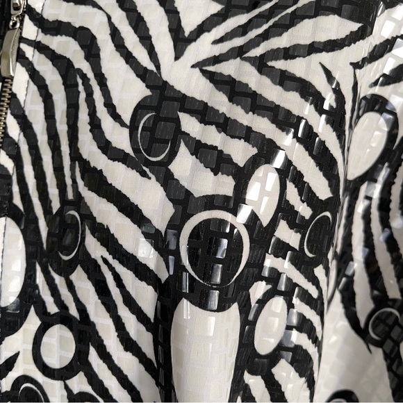 Black & White Misook Zipper Jacket 2X - Picture 4 of 4